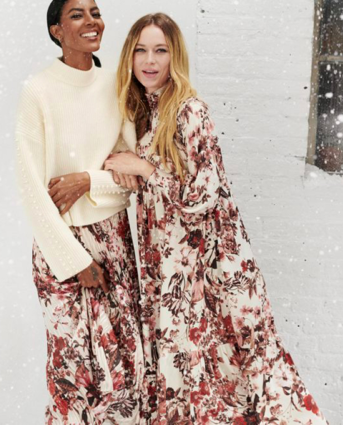 Смокинги и платья в блестках: H&M выпустил праздничную коллекцию