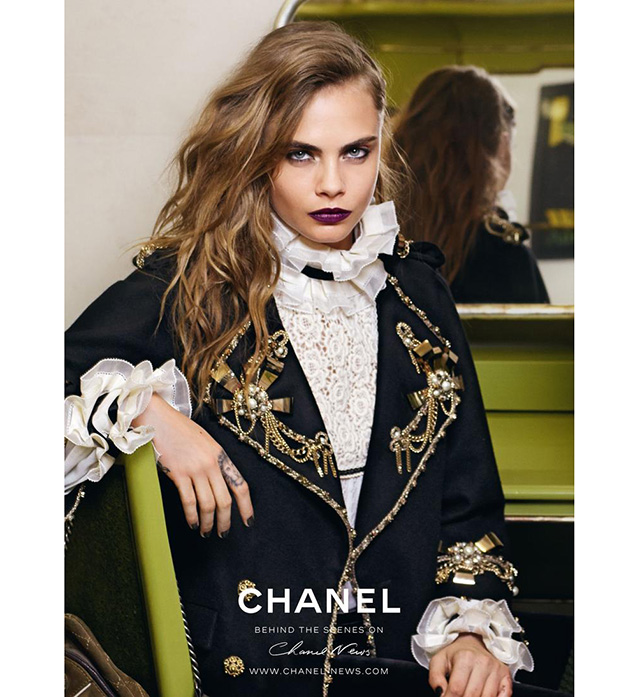 Первый взгляд: Кара Делевинь в кампании Chanel Paris-Salzburg