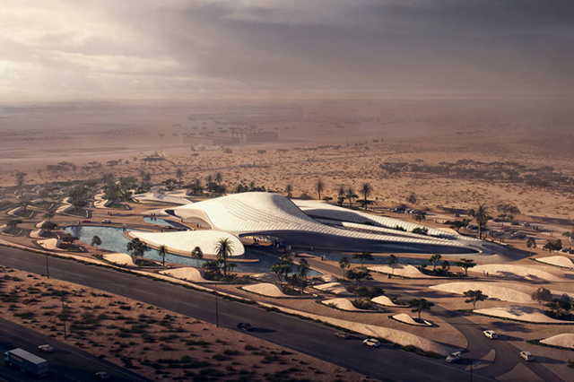 Заха Хадид построит футуристическое здание в арабской пустыне