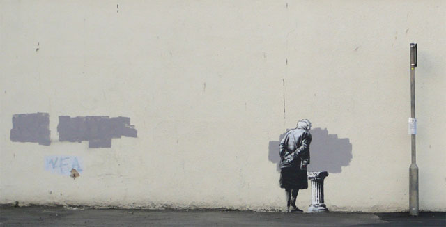 Бэнкси создал новое граффити в британском Фолкстоне