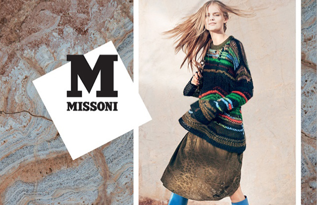 Рекламная кампания M Missoni, осень-зима 2014