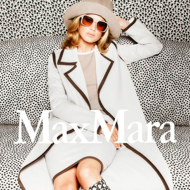 Рекламная кампания весенней коллекции MaxMara
