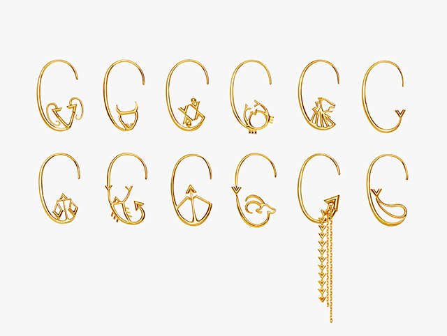 Серьги по гороскопу: Louis Vuitton создал каффы для знаков зодиака