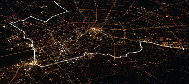 На месте Берлинской стены появятся 8000 фонарей
