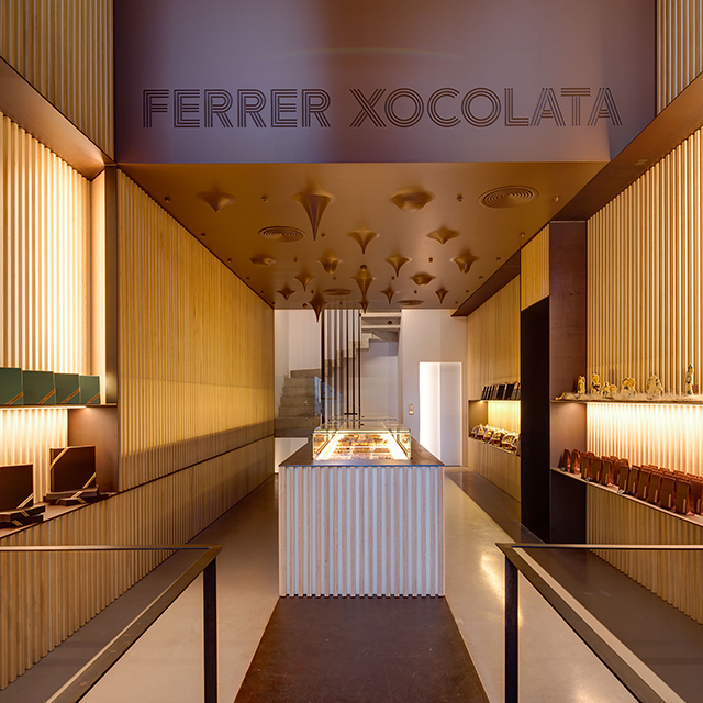 Шоколадная фабрика: магазин Ferrer Xocolata в Испании