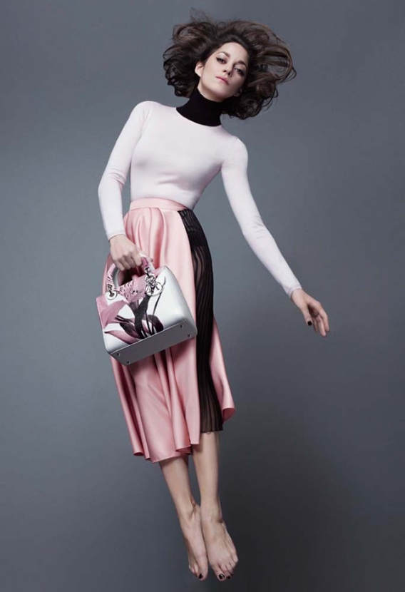 Марион Котийяр в новой рекламной кампании Lady Dior Campaign