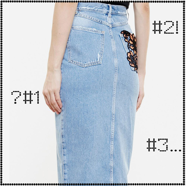 Одна вещь — три образа: джинсовая юбка MSGM