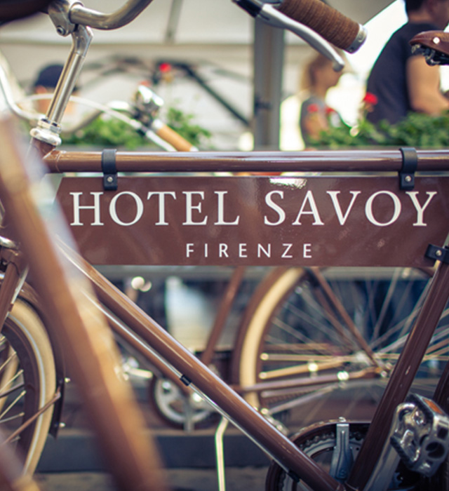 Отель Savoy Florence организует велопрогулки на Velorbis