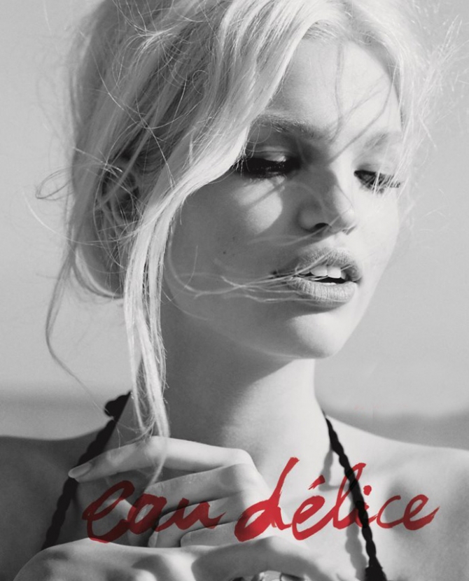 Дафна Грюнвельд в рекламе аромата Dior Addict Eau Délice