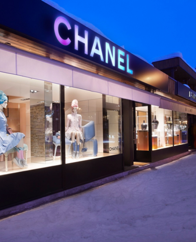 Pop-up-бутик Chanel в Куршевеле