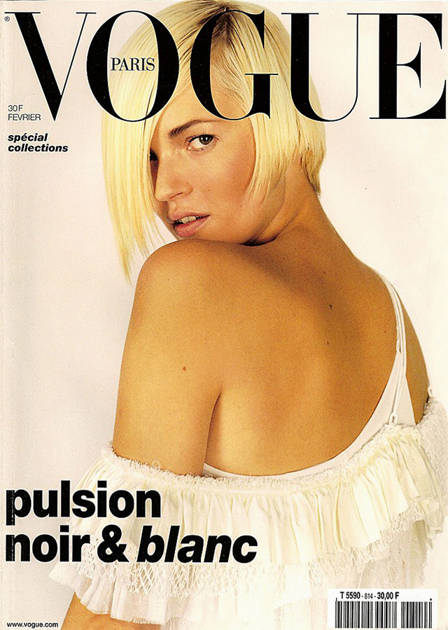 Кейт Мосс для французского Vogue февраль 2001