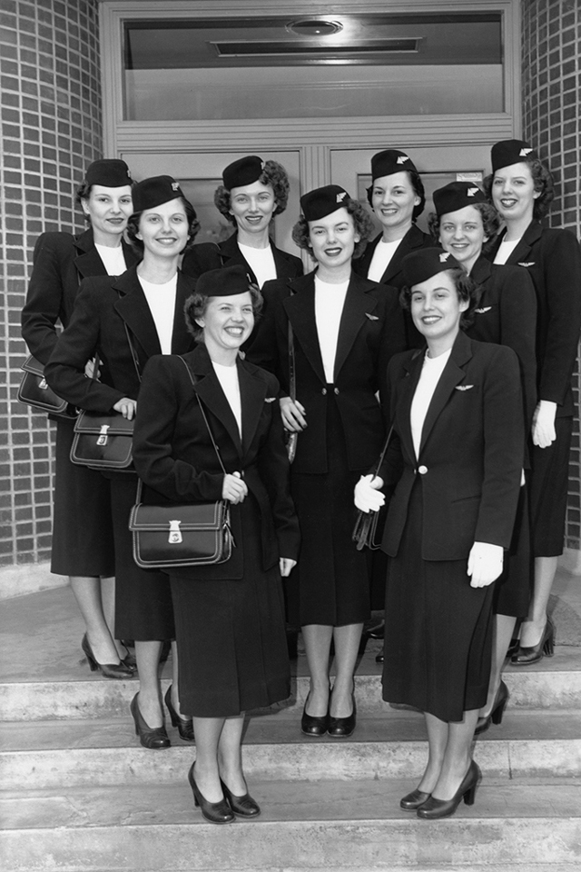 униформа Delta Air Lines 1946-1956