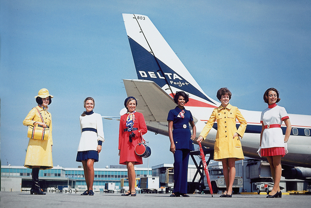 униформа Delta Air Lines 1970-1973