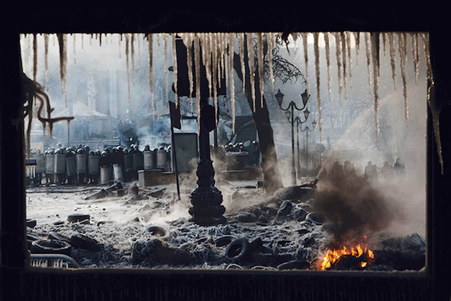 Росс МакДонелл. \"Противостояние в Киеве на улице Грушевского\". 25 января