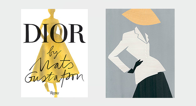Коллекции Dior в акварельных рисунках Мадса Гюстафсона