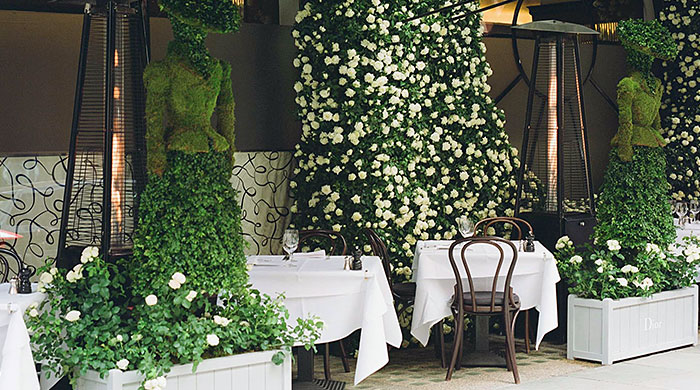Dior украсит террасу Scott's Restaurant и примет участие в выставке садов Челси