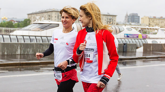 Наталья Водянова, Полина Киценко и Adidas снова зовут всех "бежать со смыслом"