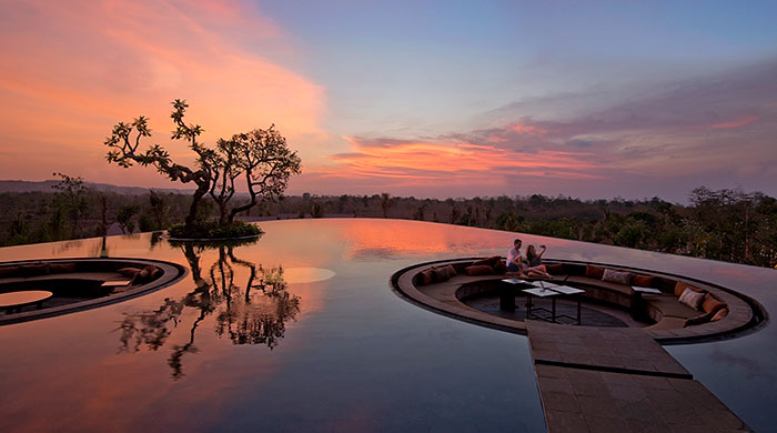 Кругом вода: концептуальный отель Rimba на Бали