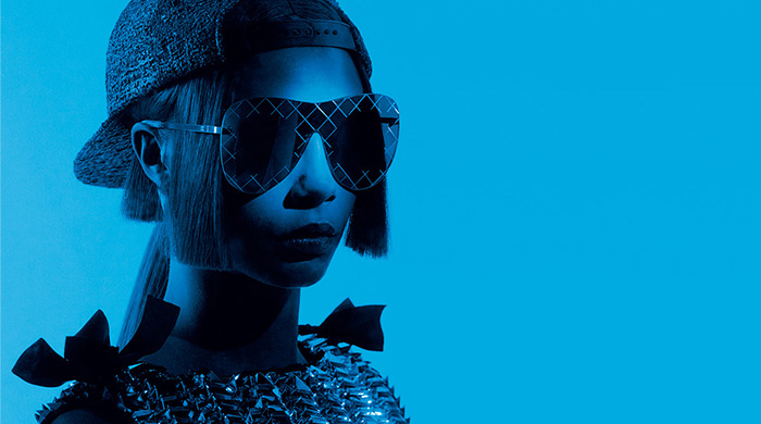 Кара Делевинь в рекламной кампании Chanel Eyewear
