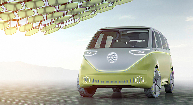 Культовый микроавтобус Volkswagen станет беспилотным электрокаром