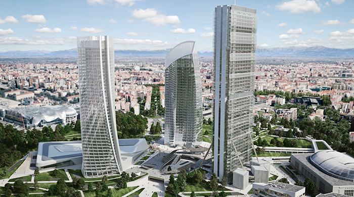 В Милане завершают строительство "скрученного" небоскреба по проекту Захи Хадид