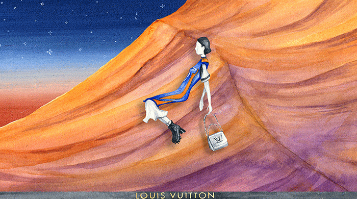 Louis Vuitton оформит витрины парижского универмага Printemps