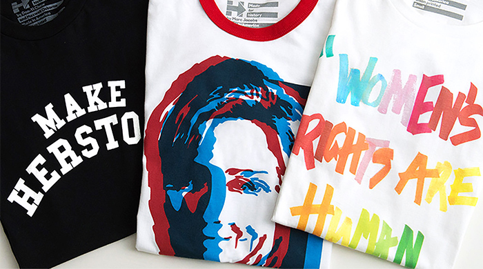 Марк Джейкобс и другие дизайнеры сделали футболки для Хиллари Клинтон