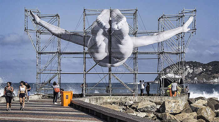 Спортивный дух: гигантские инсталляции в Рио-де-Жанейро
