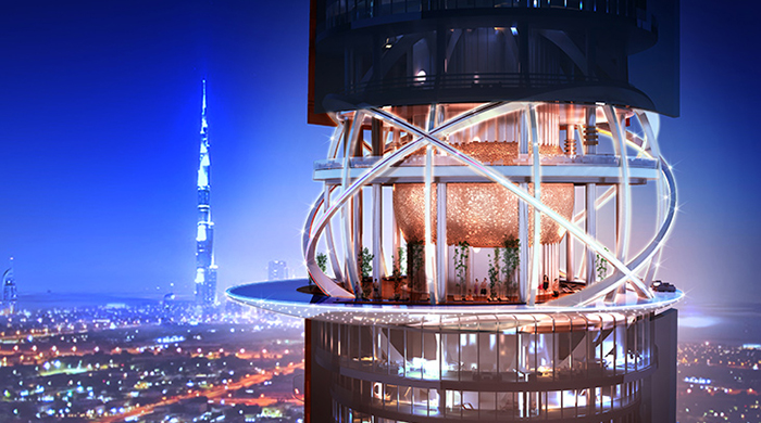 В Дубае построят отель с тропическим лесом на открытых этажах