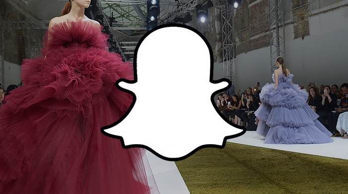 Snapchat haute couture: мессенджер запустит трансляции