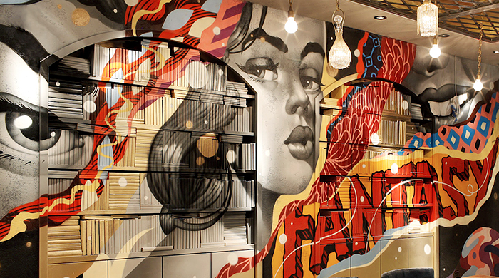 Свободу граффитчикам: ресторан Vandal в Нью-Йорке