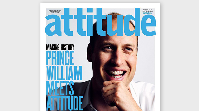 Принц Уильям появился на обложке журнала для ЛГБТ-коммьюнити