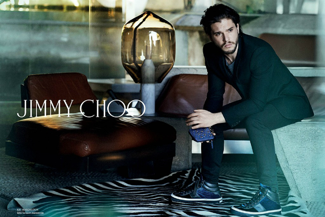 Кит Харрингтон в рекламной кампании Jimmy Choo, осень-зима 2014
