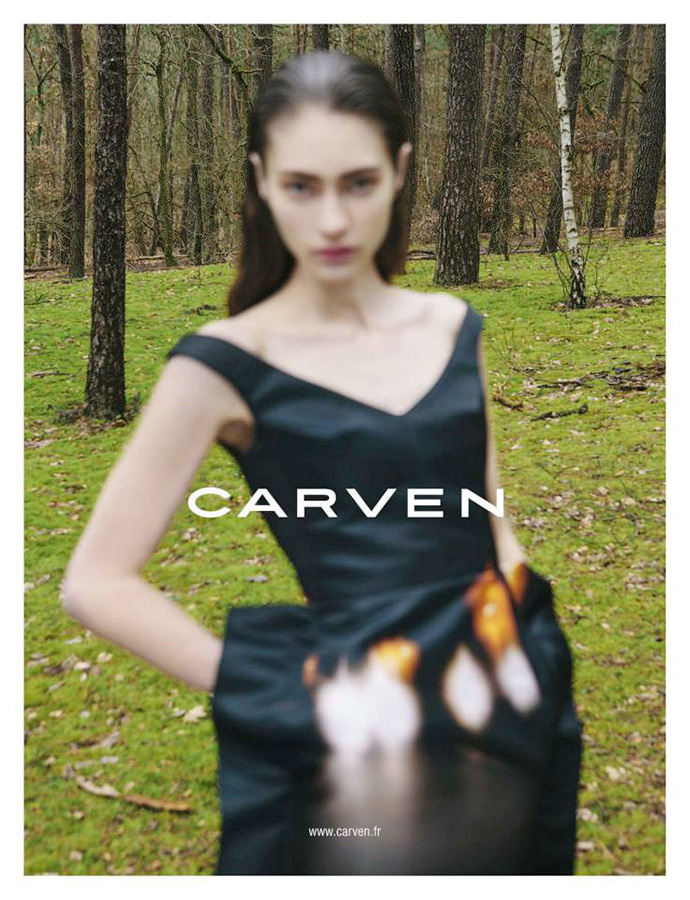 Марин Делеэв для Carven Марин Делеэв для Carven