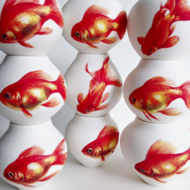 Летели облака: художница из Австралии рисует небо на вазах (фото 2)