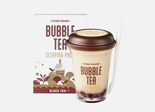 Bubble Tea Sleeping Pack Black Tea от Etude House, 1390 руб. 