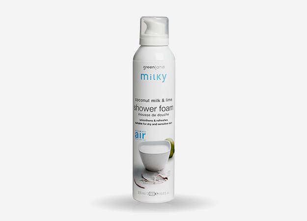 Milky Shower Foam Coconut Milk & Lime от Greenland, 1150 руб. Milky Shower Foam Coconut Milk & Lime от Greenland, 1150 руб.