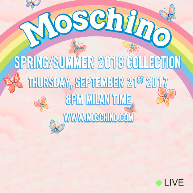 Прямая трансляция Moschino, весна-лето 2018 Прямая трансляция Moschino, весна-лето 2018
