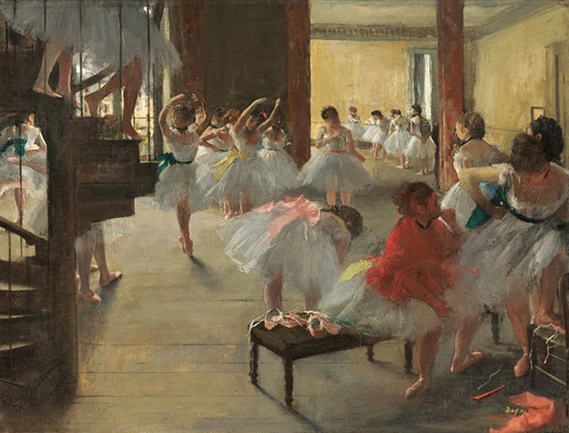 Эдгар Дега, «Танцкласс», 1873