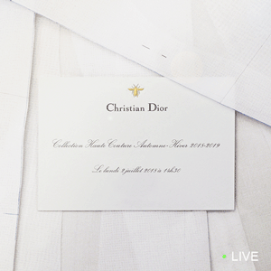 Прямая трансляция показа коллекции Christian Dior Haute Couture, осень-зима 2018 Прямая трансляция показа коллекции Christian Dior Haute Couture, осень-зима 2018