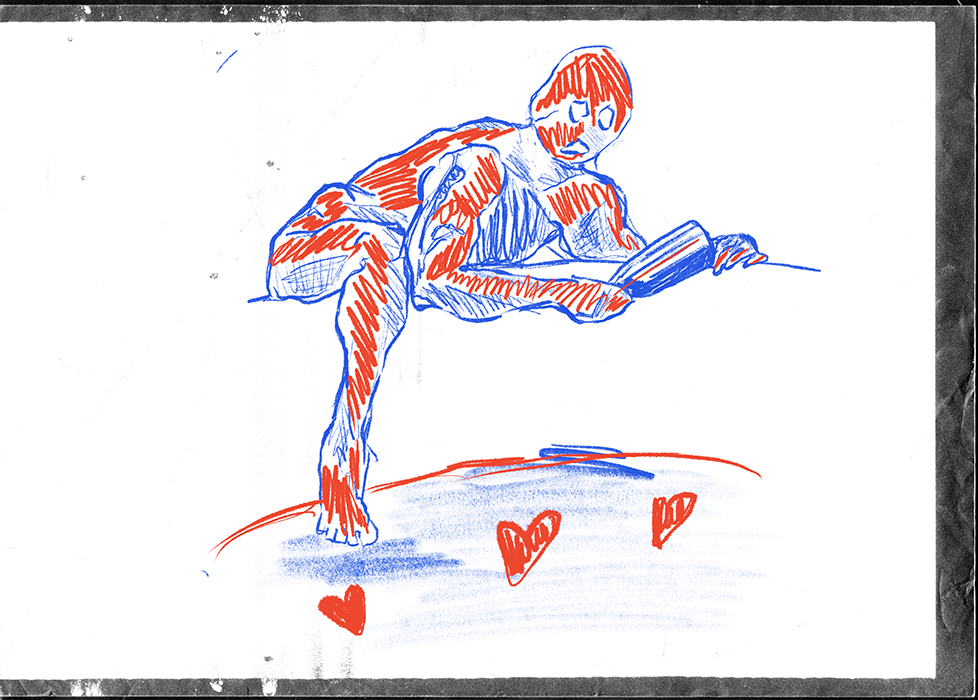 Художница Рия Качарава рисует для Buro. (фото 2)