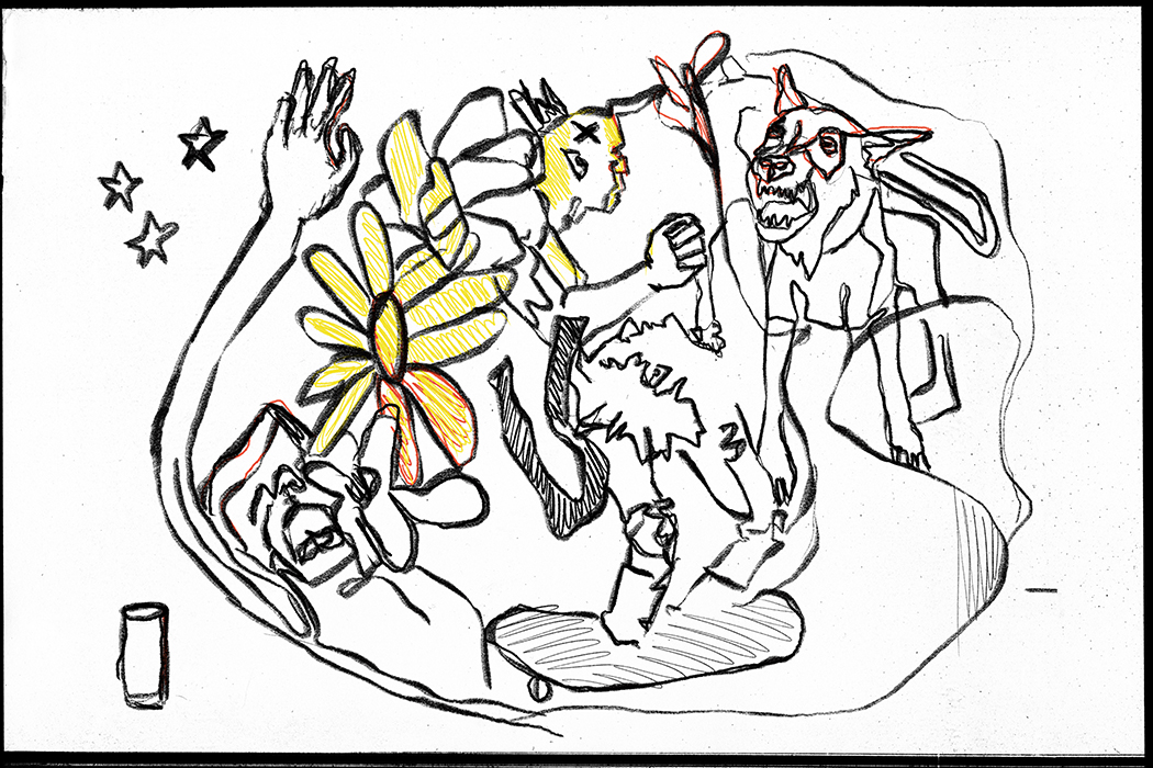 Художница Рия Качарава рисует для Buro. (фото 3)