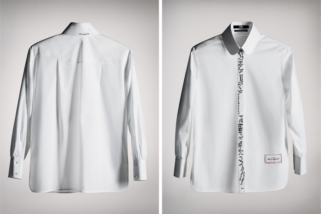 Кейт Мосс, Такаси Мураками и другие друзья Карла Лагерфельда сделали рубашки в его честь (фото 3)