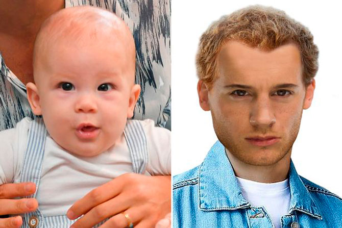 Британцы показали, как будут выглядеть дети Кейт Миддлтон и Меган Маркл через 20 лет (фото 4)