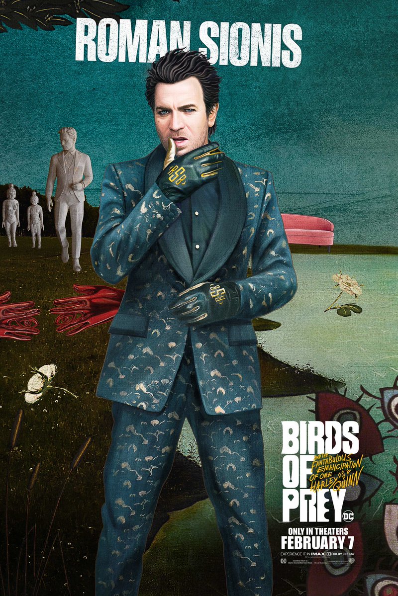 Появились новые постеры к «Хищным птицам» с Марго Робби и Юэном Макгрегором (фото 1)