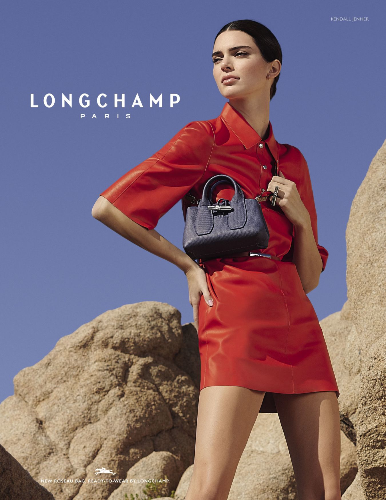 Кендалл Дженнер позирует на фоне скал и прерий в новой кампании Longchamp (фото 2)