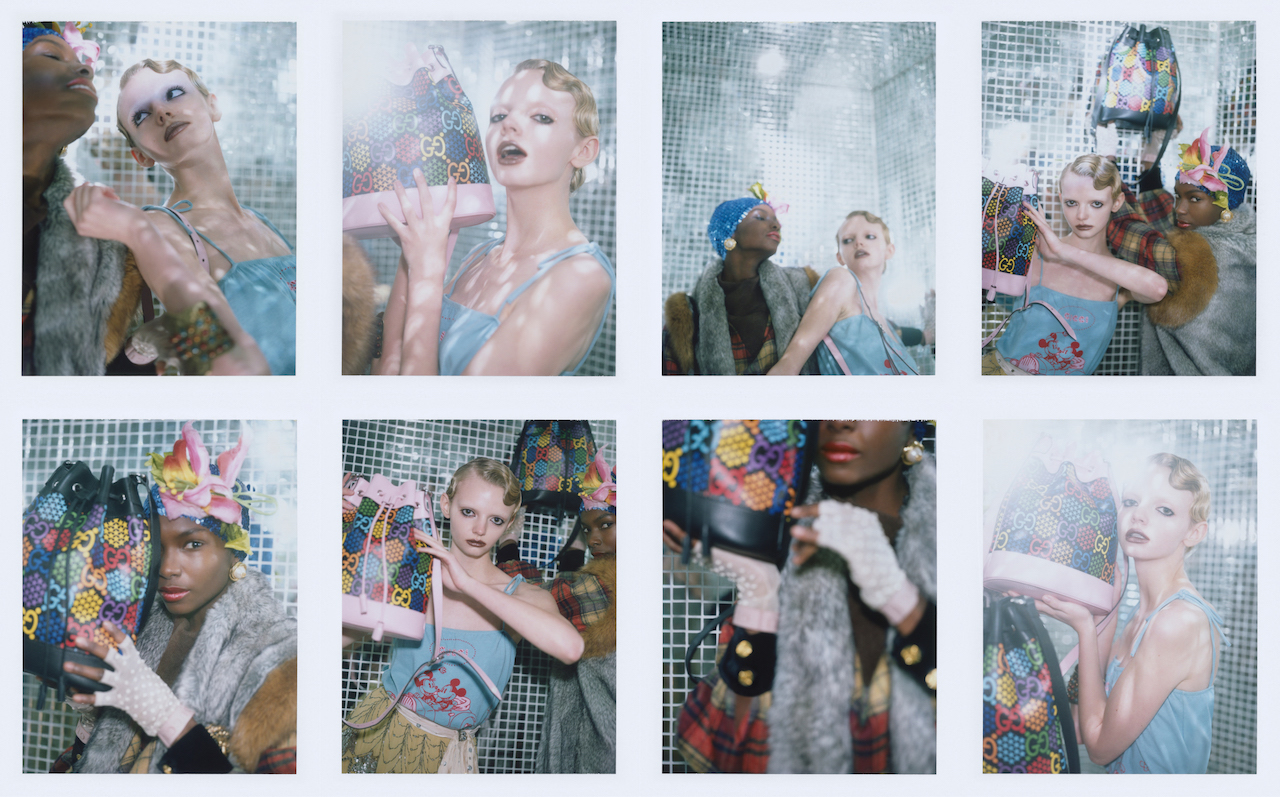 Модели веселятся в окружении диско-шаров в кампании Gucci Psychedelic (фото 5)