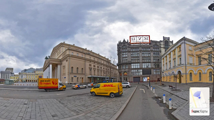 «Яндекс.Карты» снял панорамы опустевшей из-за самоизоляции Москвы (фото 3)