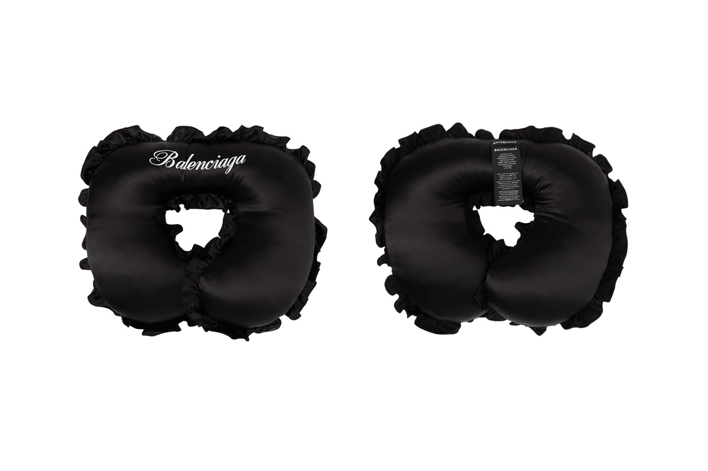 Balenciaga выпустил комплект для сна из черного шелка (фото 2)