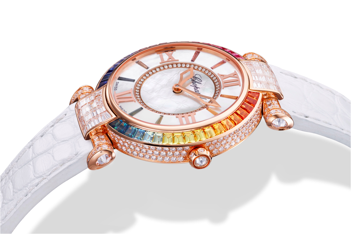 Chopard выпустил новые часы Imperiale Joaillerie Rainbow с разноцветными сапфирами (фото 2)